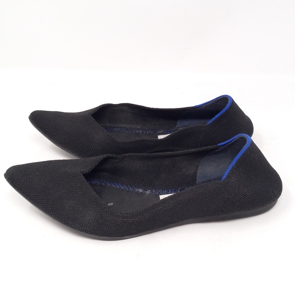 Black Pointy Rothys Size 7.5 - Picture 4 of 8